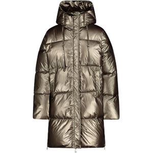 Nukus Dames jas beige (Maat: XS) - Metallic