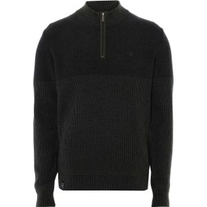 Fellows United - Pullover Half Zip Plated Tuck - Groen Moss - Vest