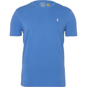 Ralph Lauren T-shirt blauw (Maat: L) - Effen - Halslijn: Ronde hals,
