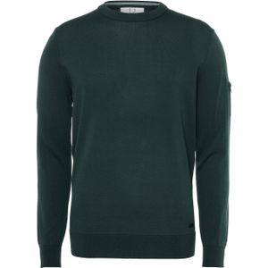 Born with appetite Trui groen (Maat: M) - Effen - Halslijn: Ronde hals,