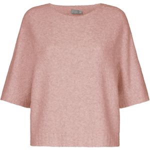 No man's land Sweater roze (Maat: S) - Effen - Halslijn: Ronde hals,