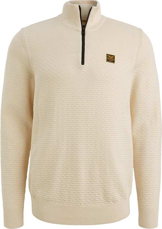 PME Legend - Half Zip - Beige - Katoen - PKW2510301/7013