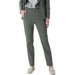 InWear ZellaIW Flat Long Beltloops broek groen (Maat: 34) - Effen