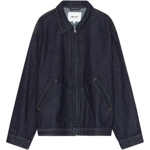 NN.07 Heren jas blauw (Maat: XL) - Effen