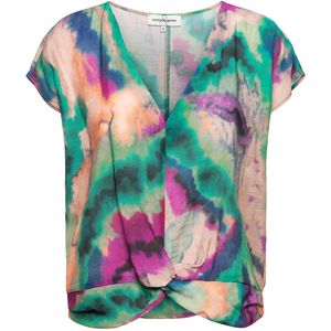 &Co Woman Blouse multicolor (Maat: 2XL) - Halslijn: V-hals,