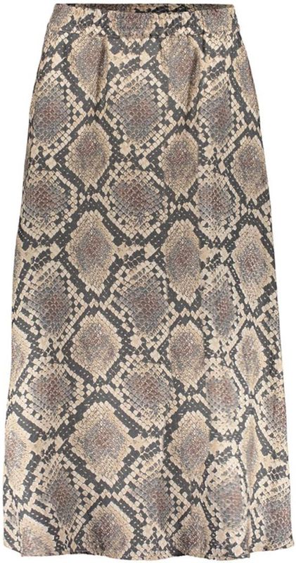 Geisha - Midi Rok - Zwart - Strokenrokken