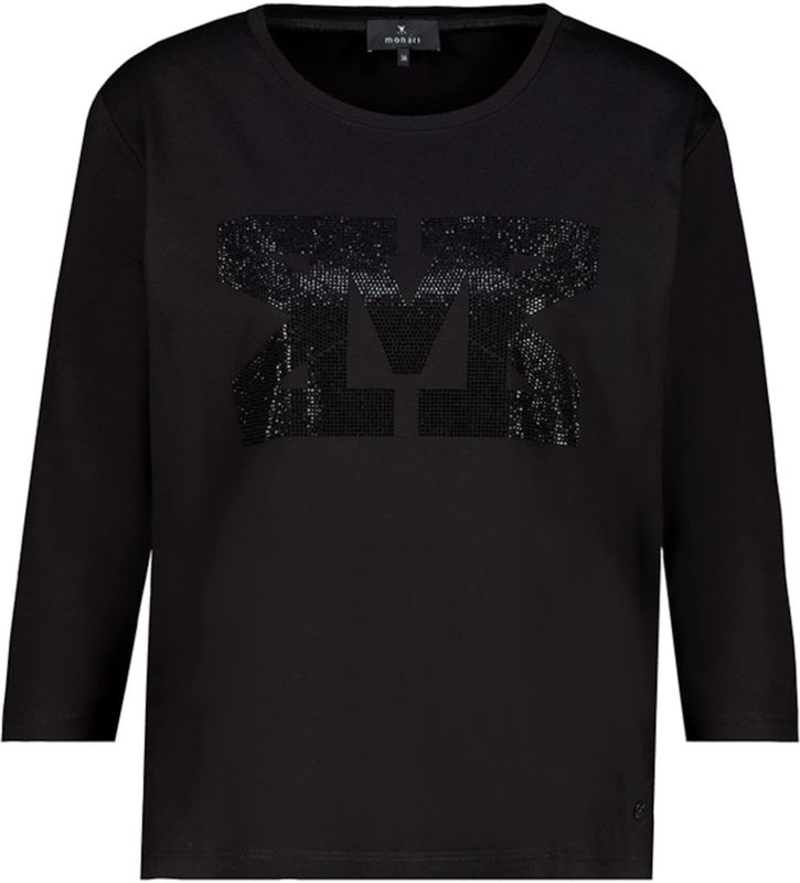 Monari - Blouse 808800 - Zwart - Damesblouse