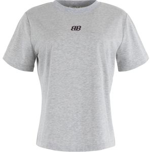 Anna Blue Dames t-shirt grijs (Maat: XS) - Mélange - Halslijn: Ronde hals,