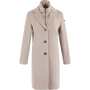 Moscow Dames jas beige (Maat: M) - Effen