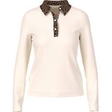 Marc Cain - T-shirt - Lange Mouwen - Polokraag - Dames