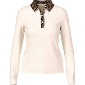 Marc Cain - T-shirt - Lange Mouwen - Polokraag - Dames