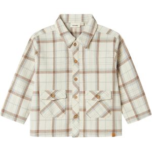 Overshirt - Geruit - Voor Kinderen - Lange Mouwen - Knoopsluiting - Blousekraag