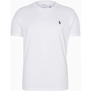 Ralph Lauren T-shirt wit (Maat: 2XL) - Effen - Halslijn: Ronde hals,