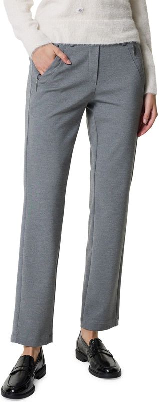 Gardeur - Pull On Slim - Broek - Grijs - Mélange