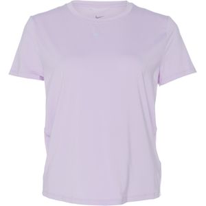 Nike T-shirt paars (Maat: M) - Effen - Halslijn: Ronde hals,