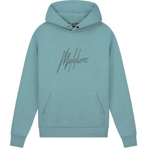 Malelions Hoodie blauw (Maat: M) - Tekst - Halslijn: Capuchon,