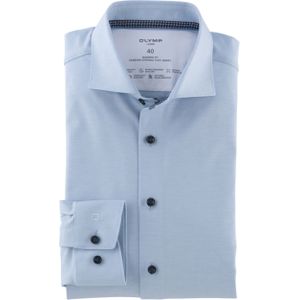 Olymp Modern Fit Overhemd lange mouw blauw (Maat: 45) - Effen