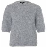 Opus - Pullover - Licht Grijs - Korte Mouw