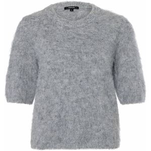 Opus - Pullover - Licht Grijs - Korte Mouw