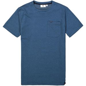 Garcia T-shirt blauw (Maat: 3XL) - Effen - Halslijn: Ronde hals,