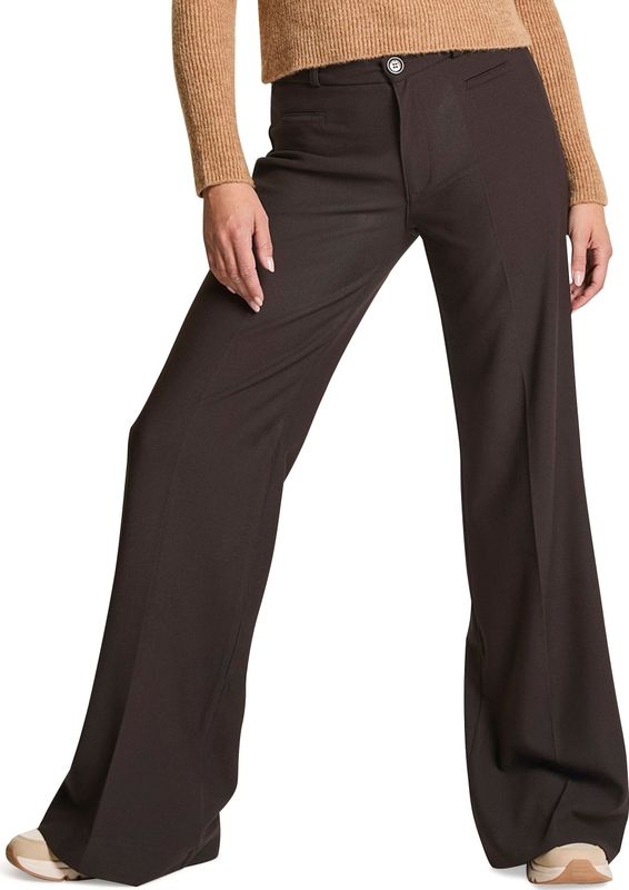 Para Mi - Broek Scotty Crepe - Bruin - Dames Jeans