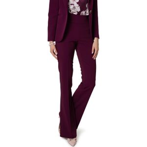 Rinascimento Rewi Flare broek bordeaux (Maat: XS) - Effen