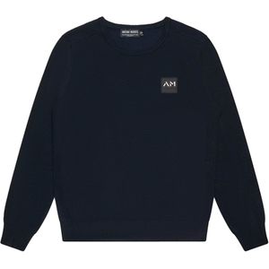 Antony Morato Sweater blauw (Maat: 140) - Effen - Halslijn: Ronde hals,