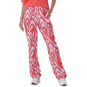 Kyra trousers ikat print broek roze (Maat: 42)