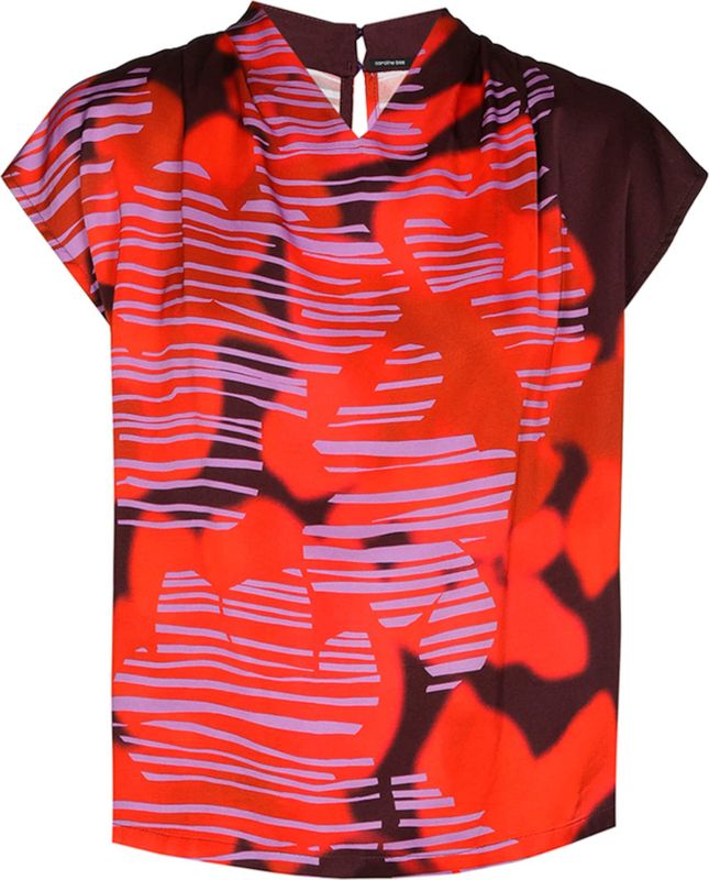 Caroline Biss - 4693 - Top - Rood - Korte Mouw