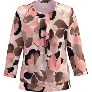 Frank Walder - Blouse Allover Print - Groen - 44