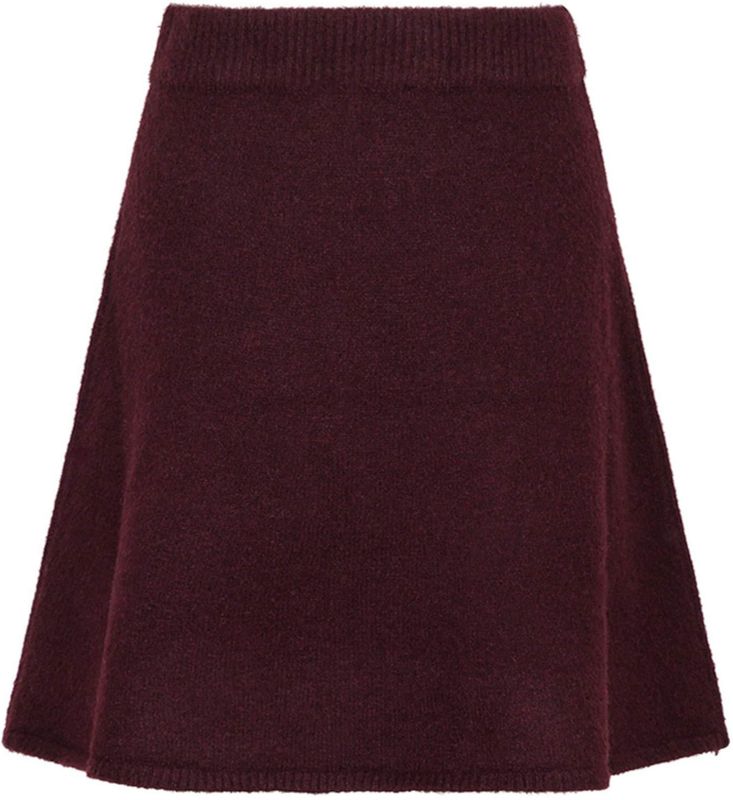 Neo Noir - Gisa Knit Skirt - Bordeaux - Rok