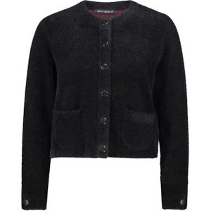 Betty Barclay Dames vest zwart (Maat: 36) - Effen - Halslijn: Ronde hals,