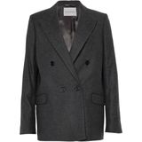 Closed - Blazer - Grijs - Fitted Doublebreasted