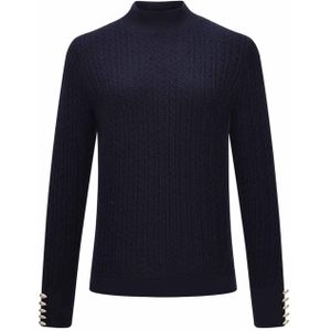 HV Polo - Lia - T-shirt - Donker Blauw - Lange Mouw