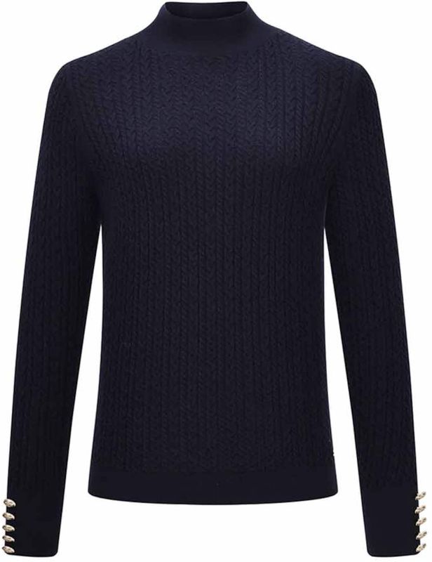 HV Polo - Lia - T-shirt - Donker Blauw - Lange Mouw