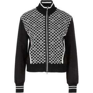 Marc Cain Sports Vest zwart (Maat: 38) - Halslijn: Opstaande kraag,