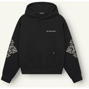 Don't waste culture Hoodie  zwart (Maat: S) - Halslijn: Capuchon,