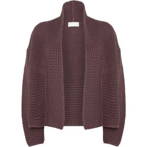 FFC Fashion Dames vest bruin (Maat: S) - Effen