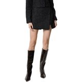 JOSH V - LOTTI - Skort - Zwart - Bouclé met Lurex
