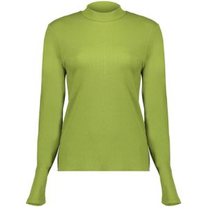 Geisha - T-shirt KM - Rib Turtle - Groen