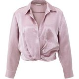 Yaya - Blouse Cropped - Lila - Dames
