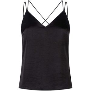 Dante6 Dames top zwart (Maat: 40) - Effen - Halslijn: V-hals,