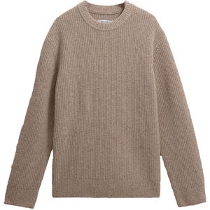 Wax London Heren trui ecru (Maat: L) - Halslijn: Ronde hals,