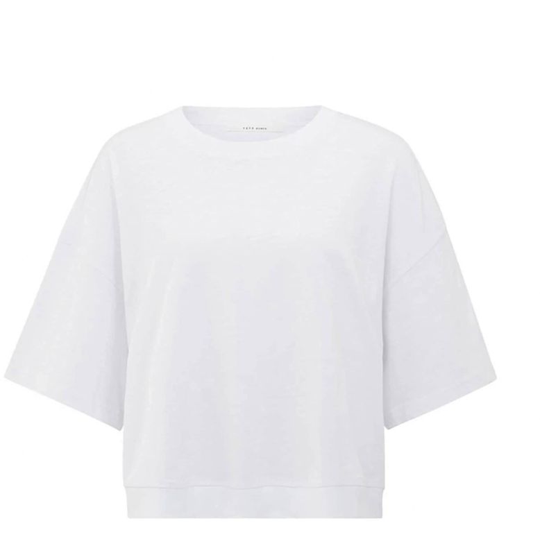 T-shirt - Wit - Slub Textuur