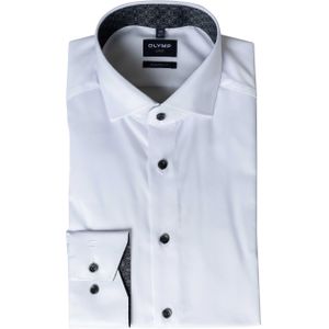 OLYMP - Luxor - Overhemd - Wit - Modern Fit - Royal Kent