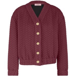 Studio Anneloes Jas bordeaux (Maat: XS) - Effen