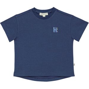 House of Jamie T-shirt blauw (Maat: 128) - Effen - Halslijn: Ronde hals,