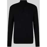 STRELLSON - Adrian - Trui - Zwart - Knitwear - Opstaande Kraag