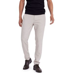 Plain - JOSHPL 085 SILVER SAND MELANGE - Broek - Beige