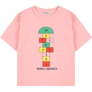 Bobo Choses T-Shirt roze (Maat: 128) - Fotoprint - Halslijn: Ronde hals,